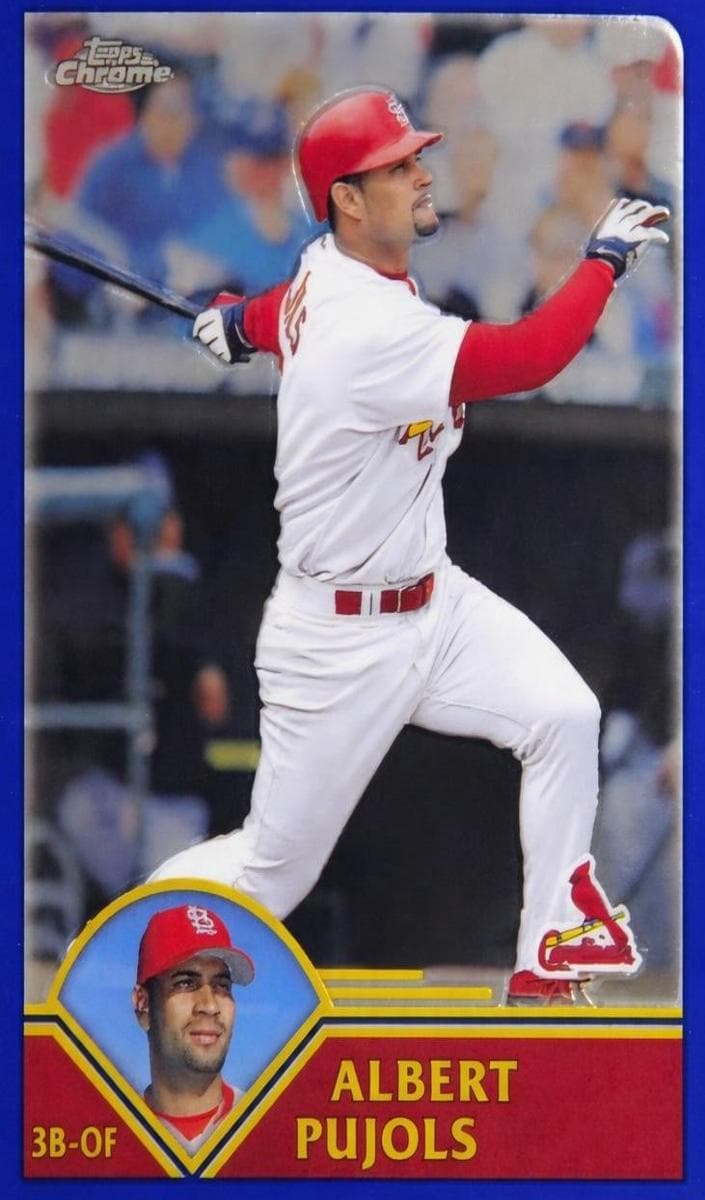 Albert Pujols 2003 topps Topps Chrome