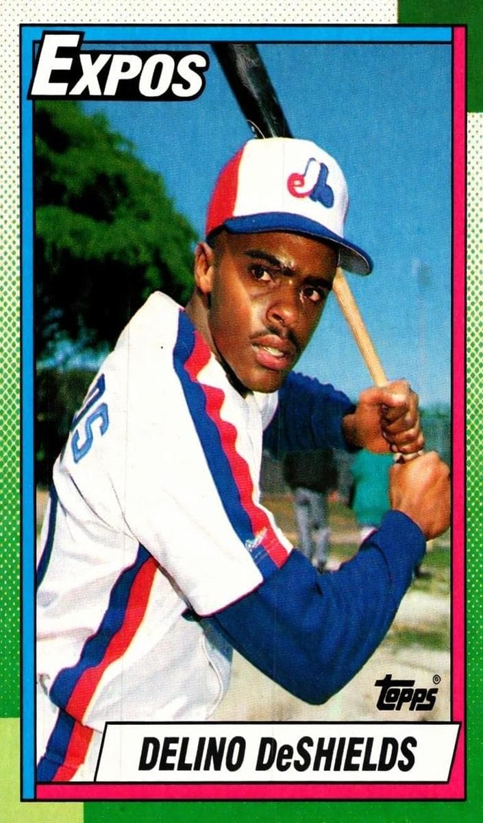 Delino DeShields 1990 topps