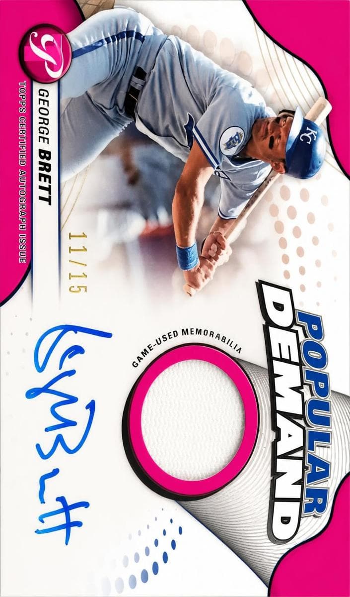 George Brett trading card