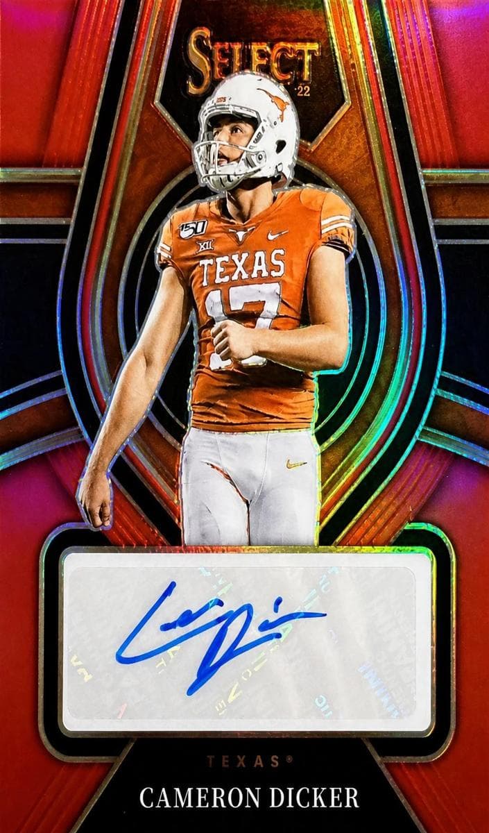 Cameron Dicker 2022 panini Panini Select Draft Picks