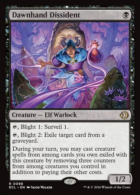 Dawnhand Dissident 2026 Magic: The Gathering