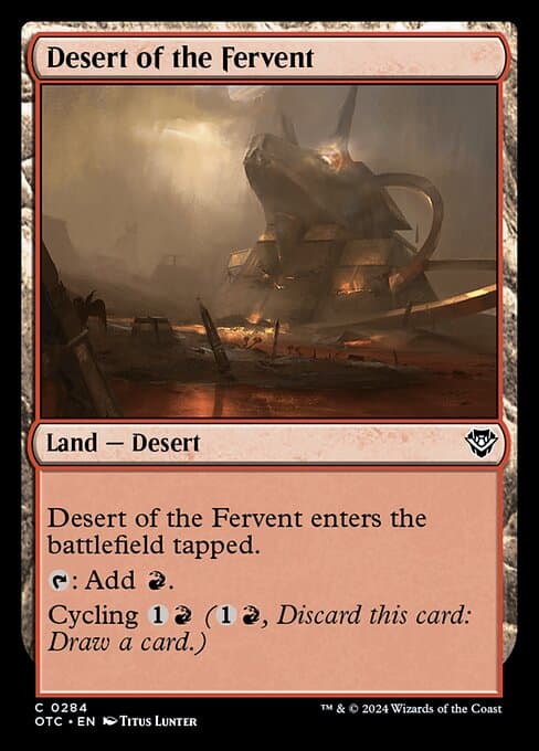 Desert of the Fervent 2017 Magic: The Gathering