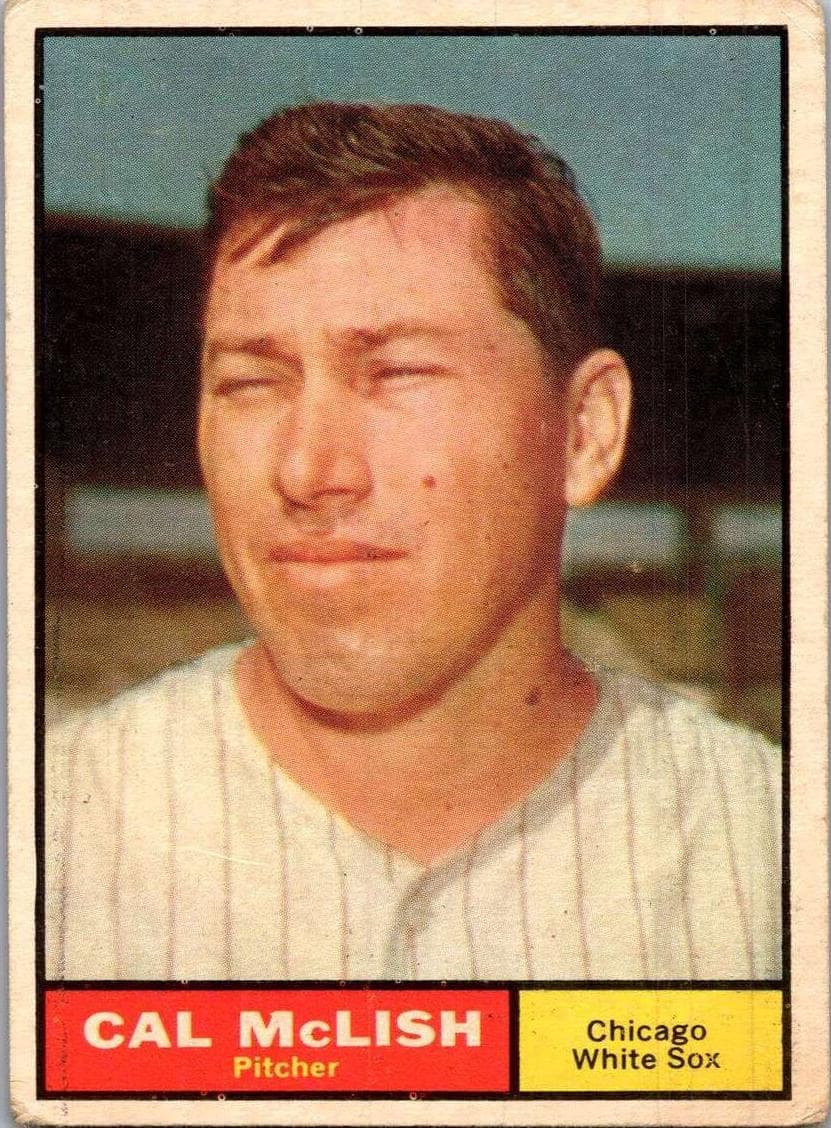 Cal McLish 1961 topps Topps
