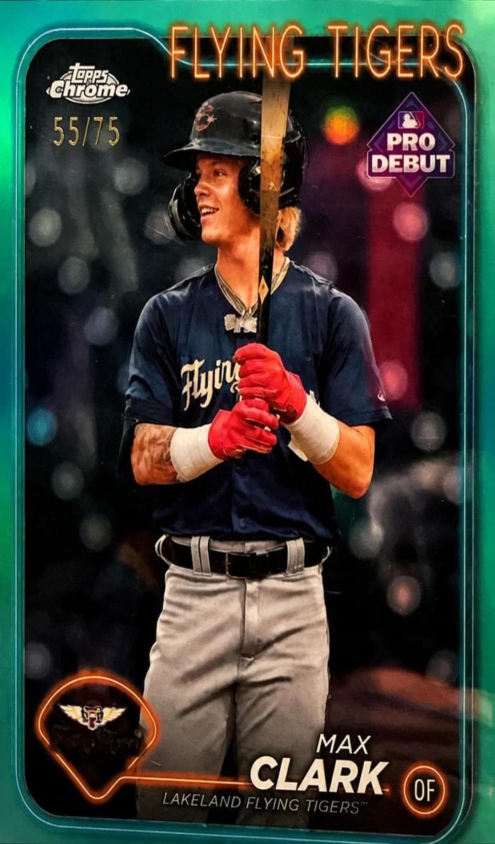 Max Clark 2024 topps