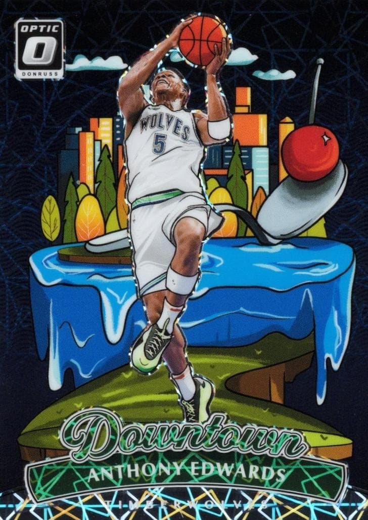 Anthony Edwards 2024 panini Donruss Optic