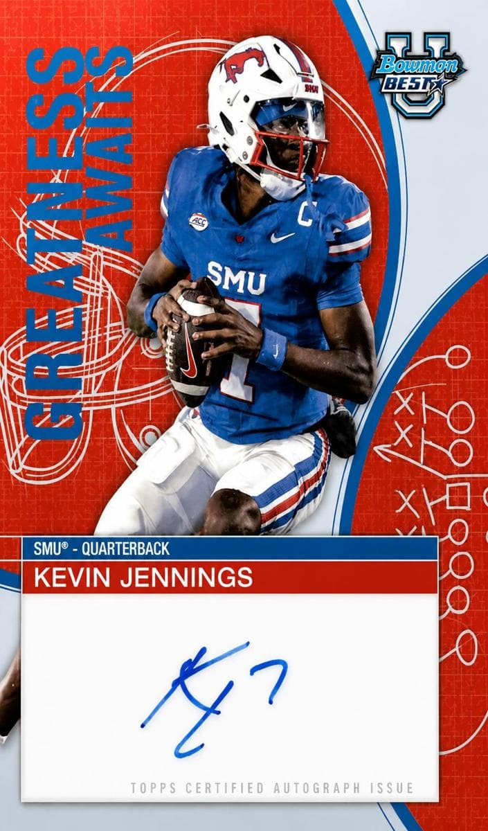 Kevin Jennings 2025 bowman Bowman University Best