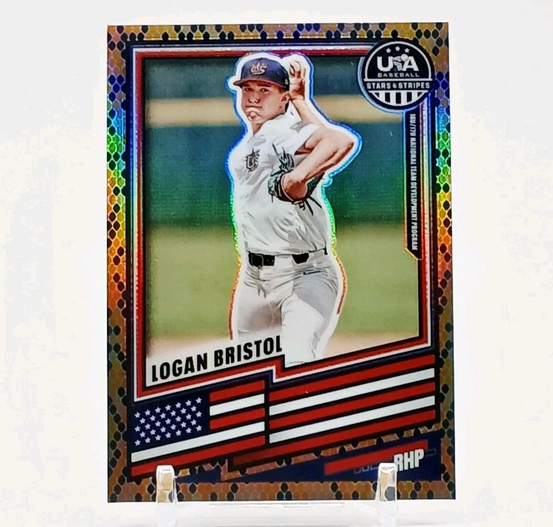 Logan Bristol trading card