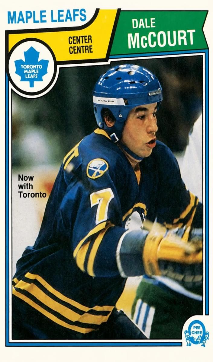 Dale McCourt trading card
