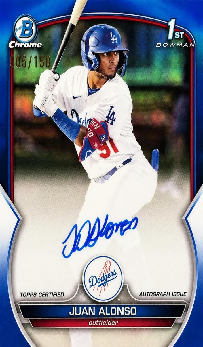 Juan Alonso trading card