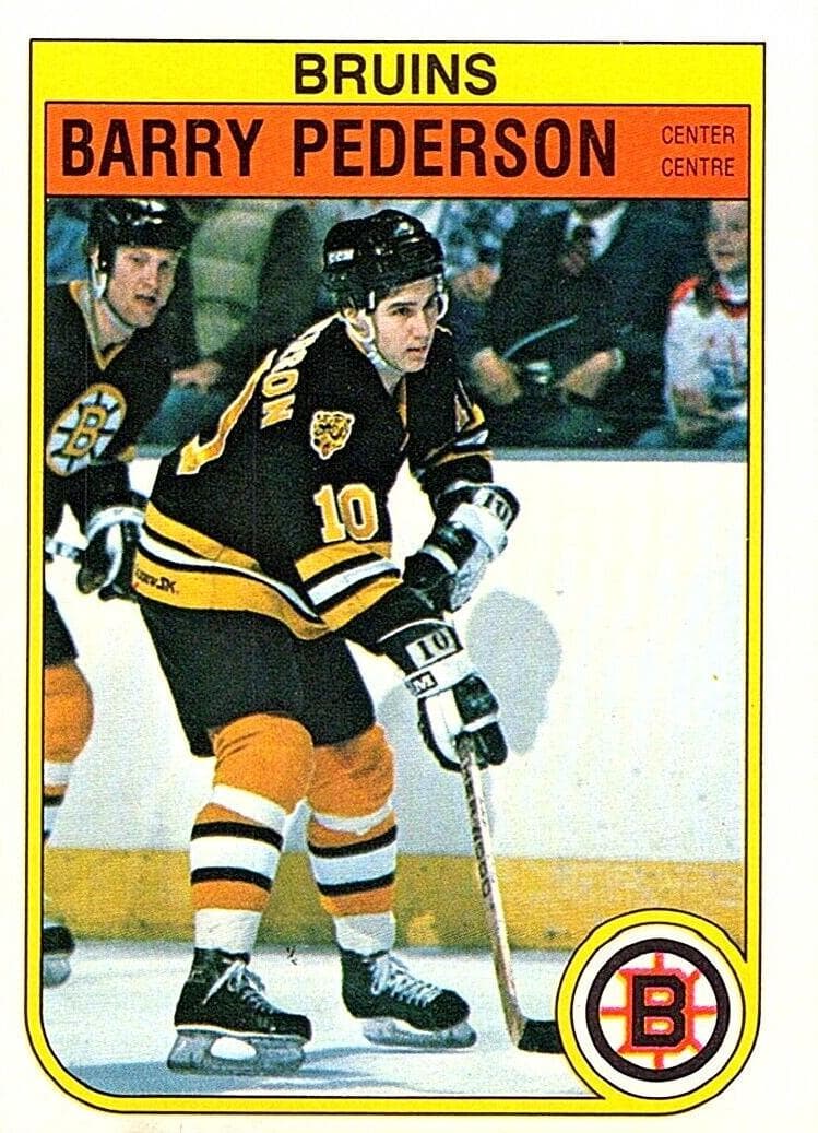 Barry Pederson trading card