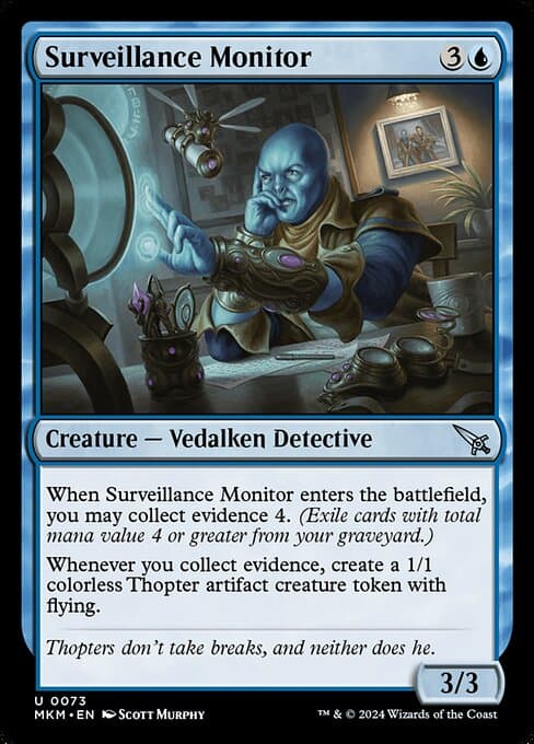Surveillance Monitor 2024 Magic: The Gathering Murders at Karlov Manor