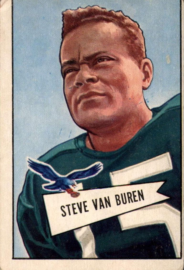 Steve Van Buren 1952 bowman Bowman Large