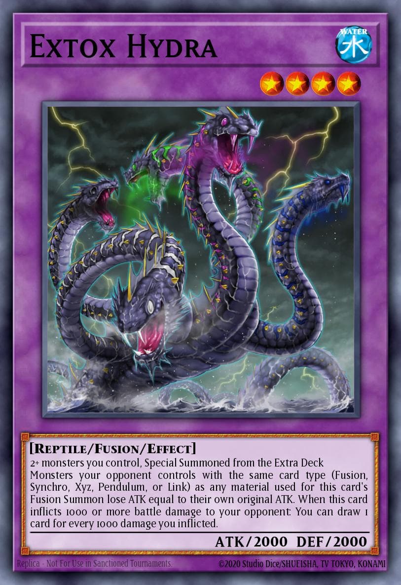 Extox Hydra 2023 Yu-Gi-Oh! Battles of Legend: Monstrous Revenge