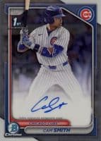 Cam Smith 2024 bowman Bowman Draft Chrome Prospect Auto (1st)
