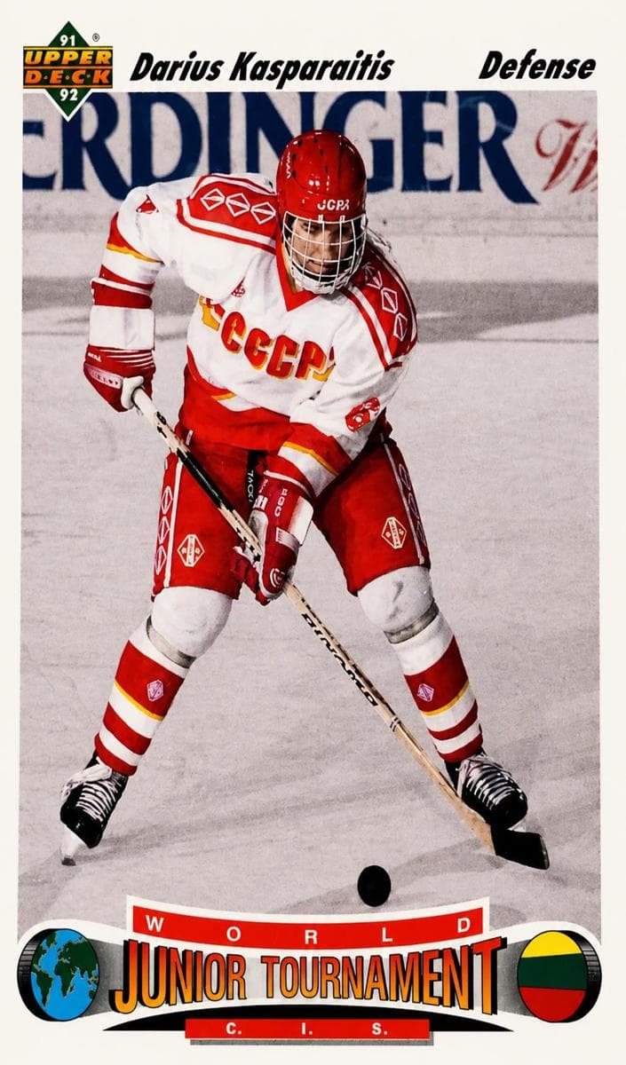 Darius Kasparaitis 1991 upper-deck Upper Deck