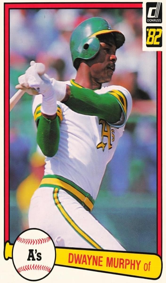 Dwayne Murphy 1982 panini Donruss