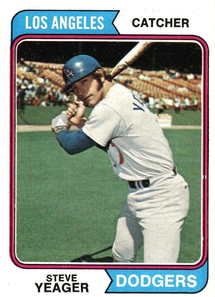 Steve Yeager 1974 topps Topps