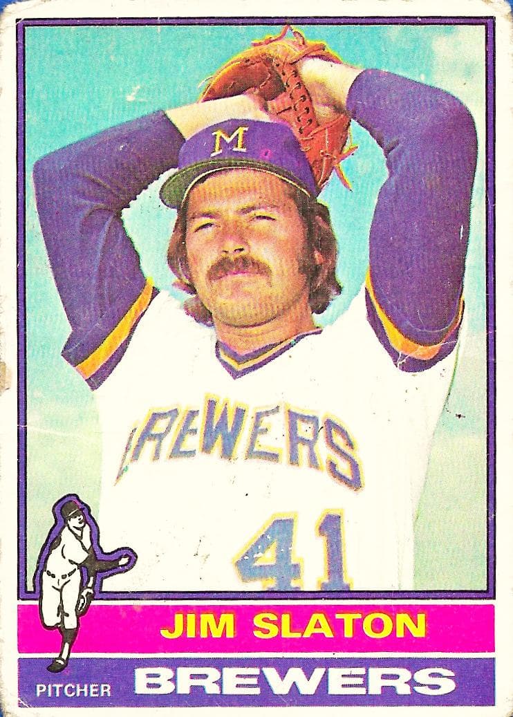 Jim Slaton 1976 topps Topps