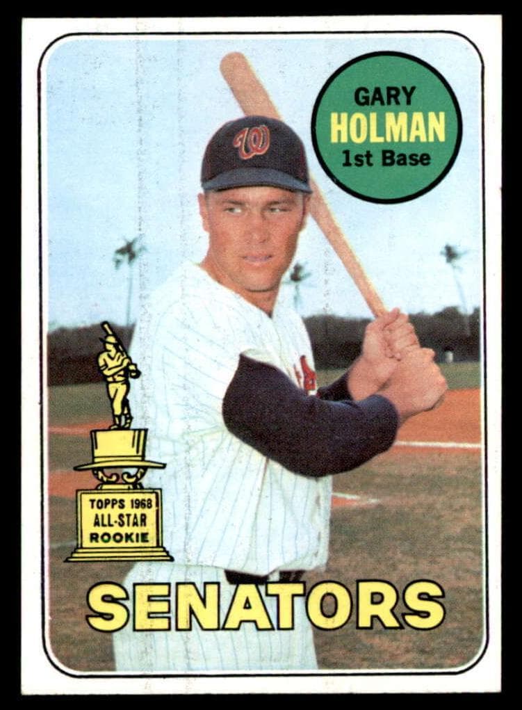 Gary Holman 1969 topps Topps