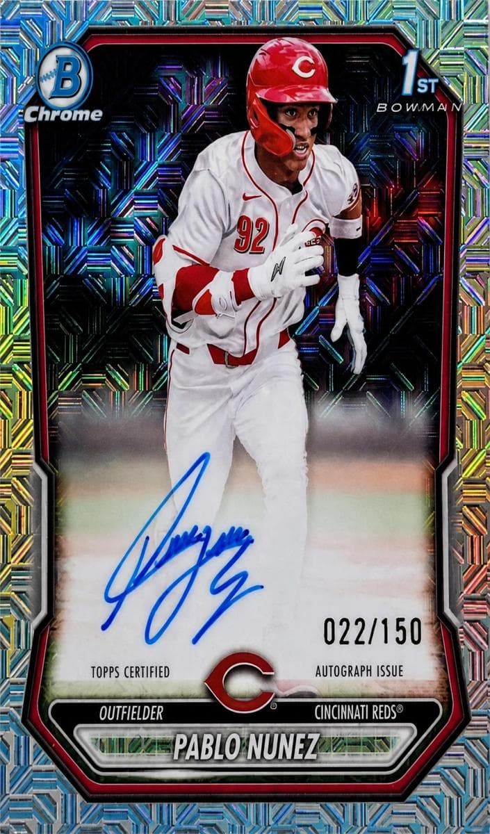 Pablo Nunez trading card