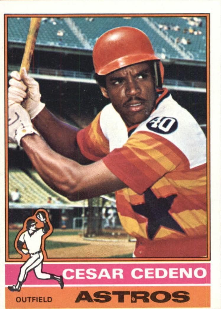 Cesar Cedeno 1976 topps Topps