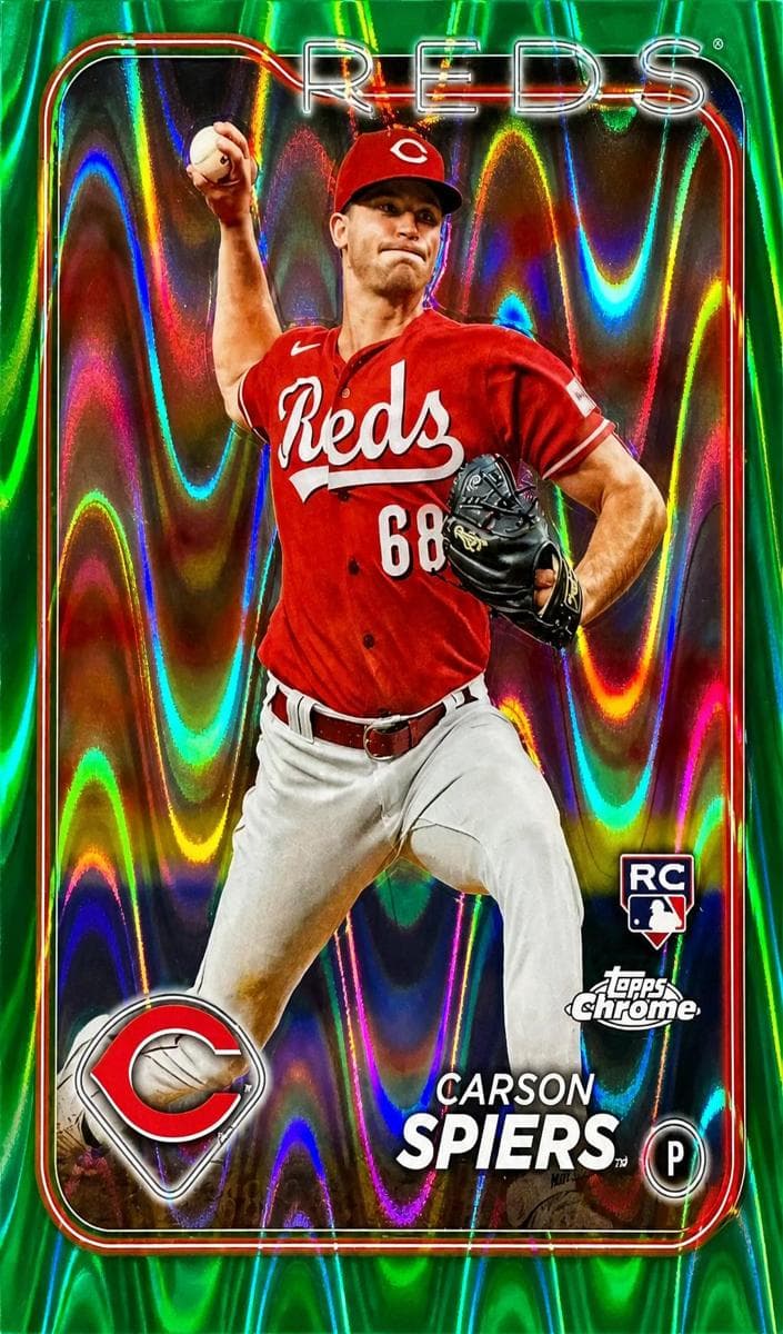 Carson Spiers trading card
