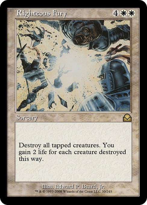 Righteous Fury 1999 Magic: The Gathering