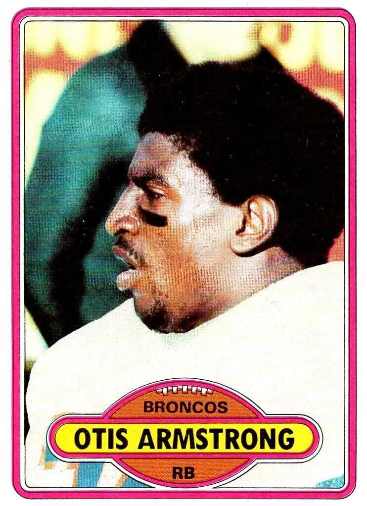 Otis Armstrong 1980 topps Topps