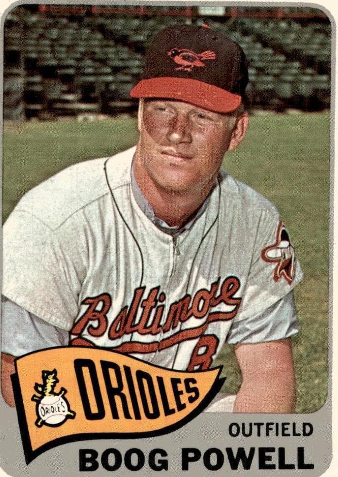 Boog Powell 1965 topps Topps