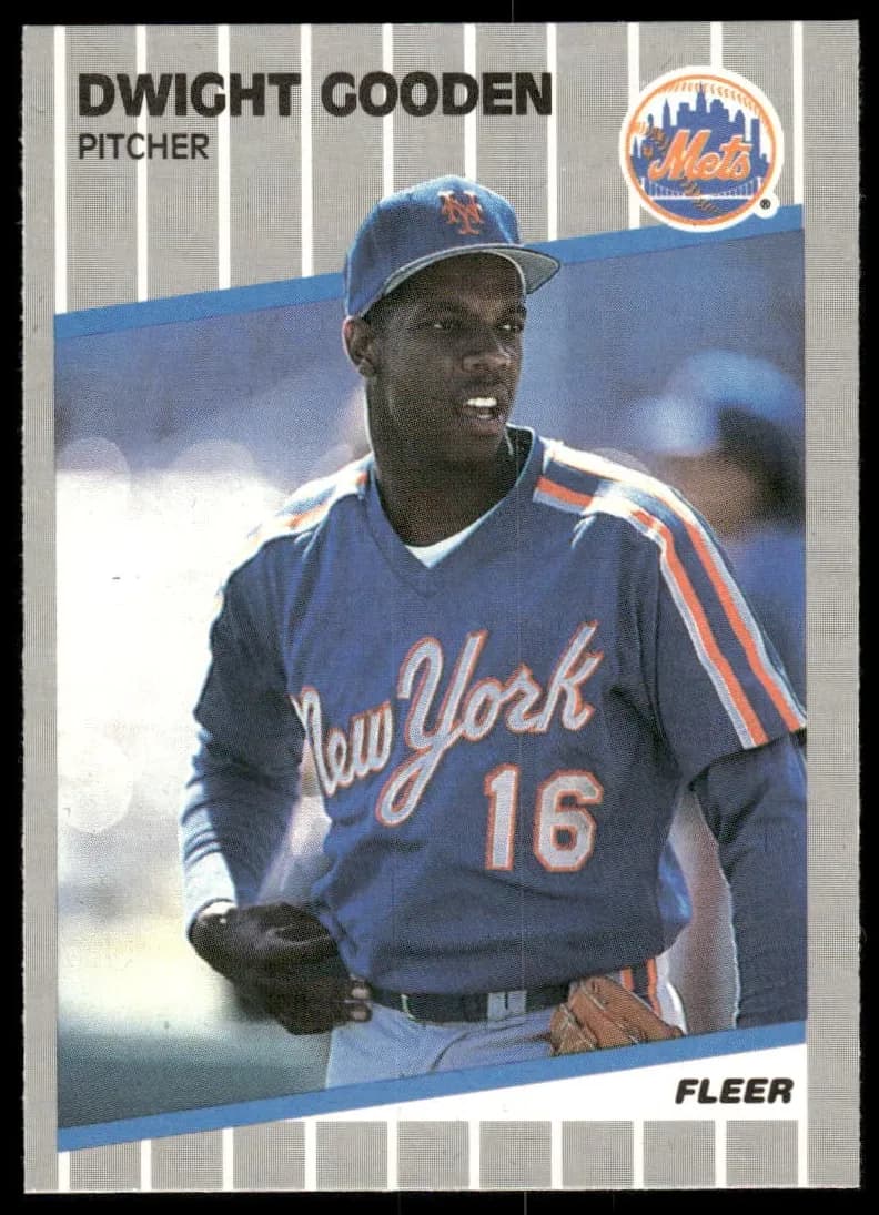 Dwight Gooden 1989 fleer Fleer