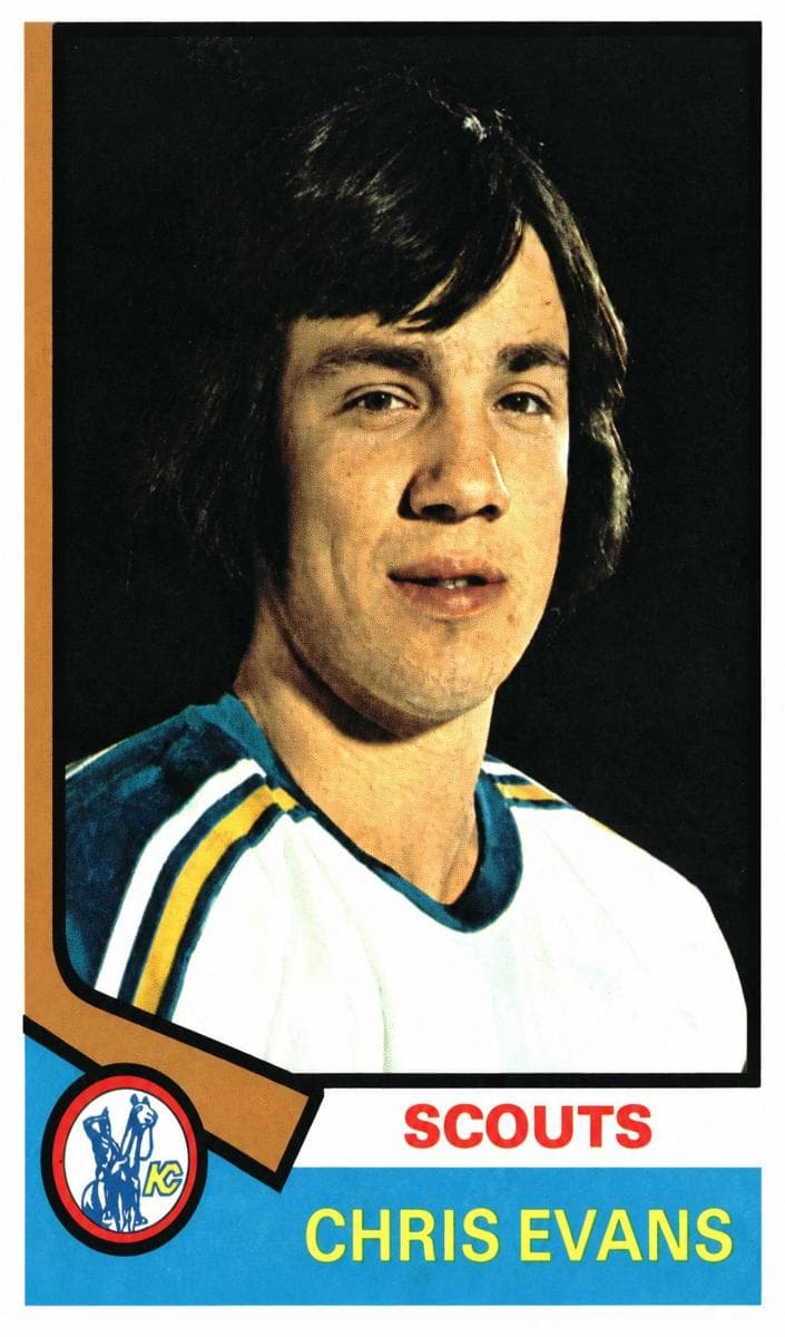 Chris Evans 1974 topps Topps