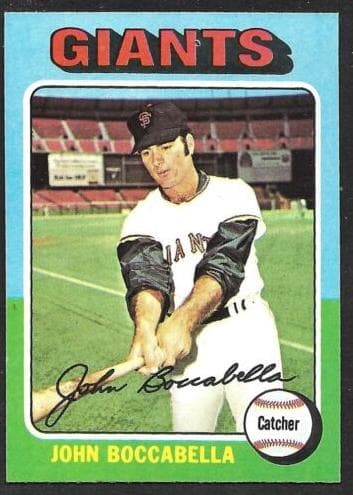 John Boccabella 1975 topps Topps