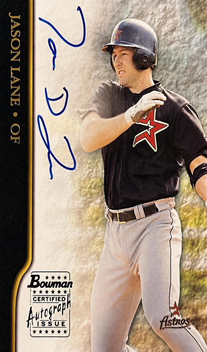Jason Lane trading card