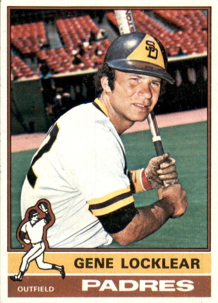Gene Locklear 1976 topps Topps