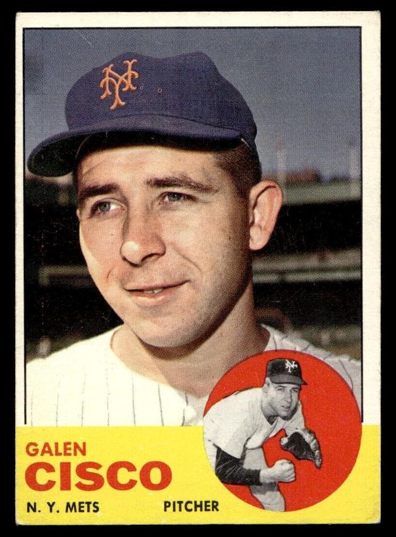 Galen Cisco 1963 topps Topps
