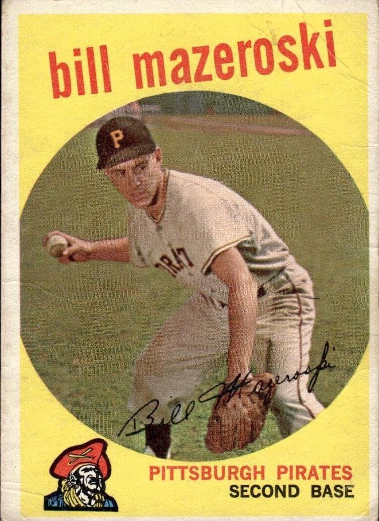 Bill Mazeroski 1959 topps Topps