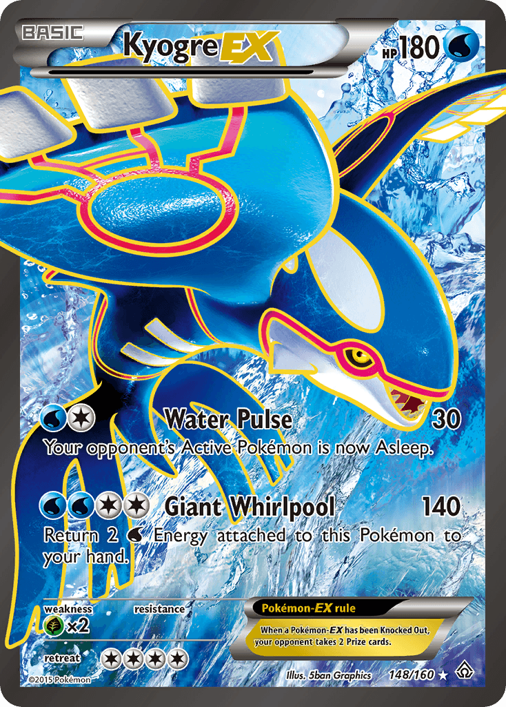 Kyogre EX 2015 Pokemon