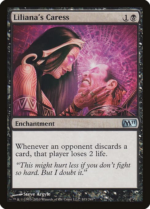 Liliana's Caress 2010 Magic: The Gathering