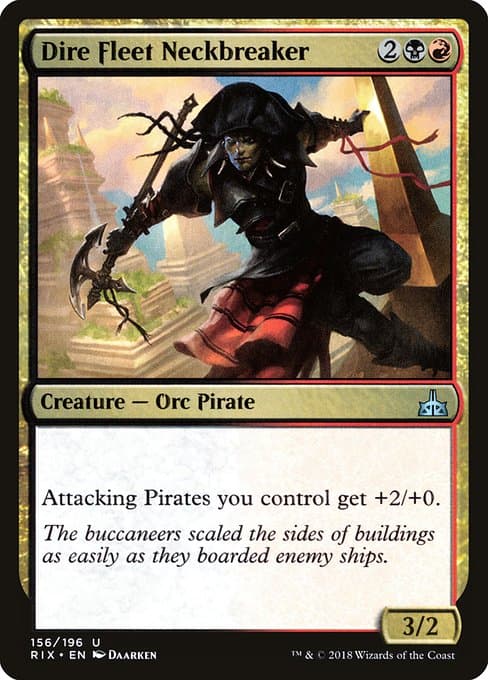 Dire Fleet Neckbreaker 2018 Magic: The Gathering Rivals of Ixalan