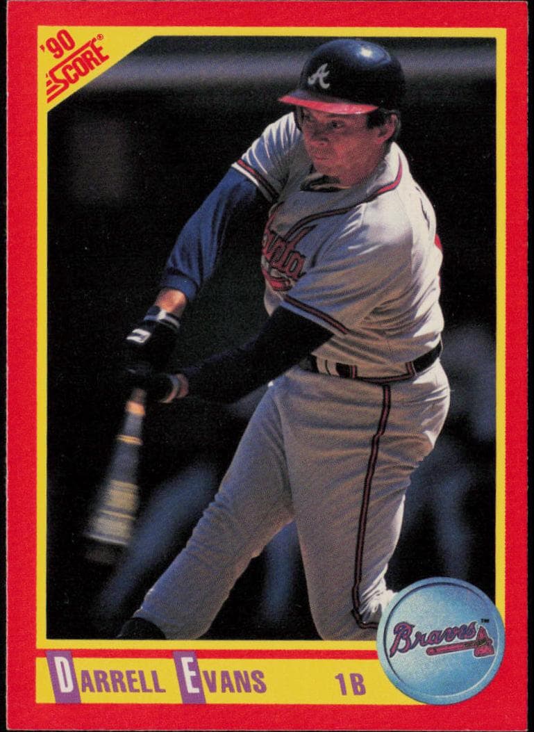 Darrell Evans 1990 panini Score