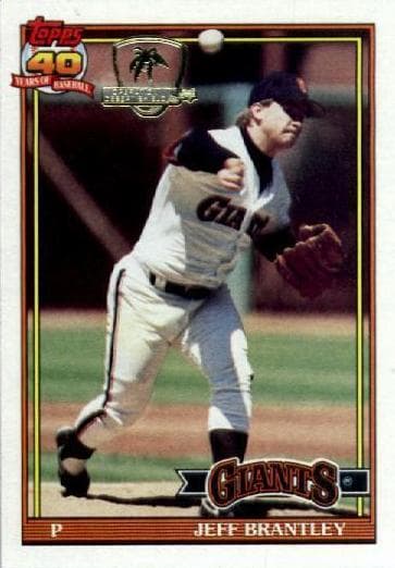 Jeff Brantley 1991 topps Topps