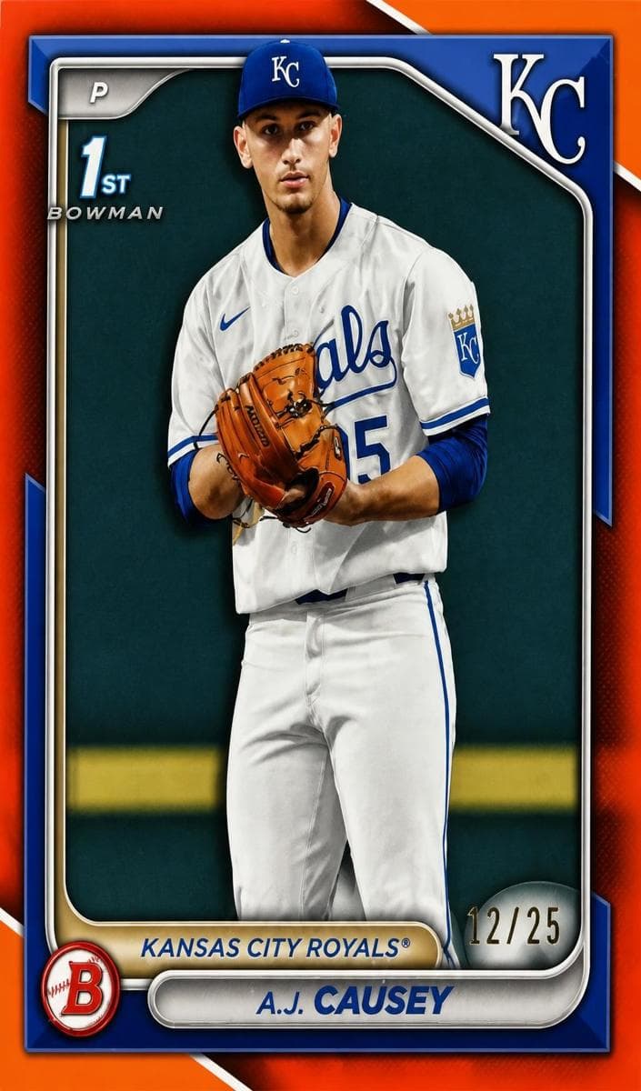 A.J. Causey 2024 bowman Bowman Draft