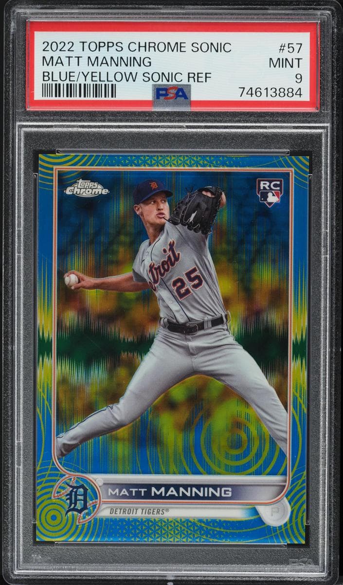 Matt Manning 2022 topps Topps Chrome