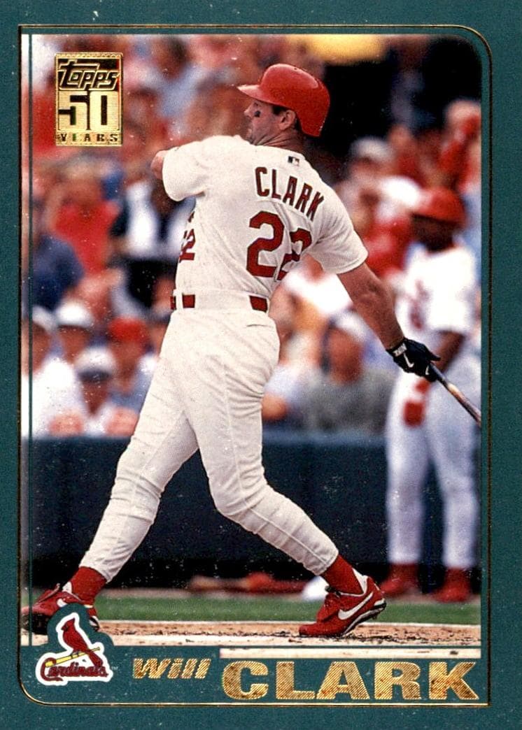 Will Clark 2001 topps Topps