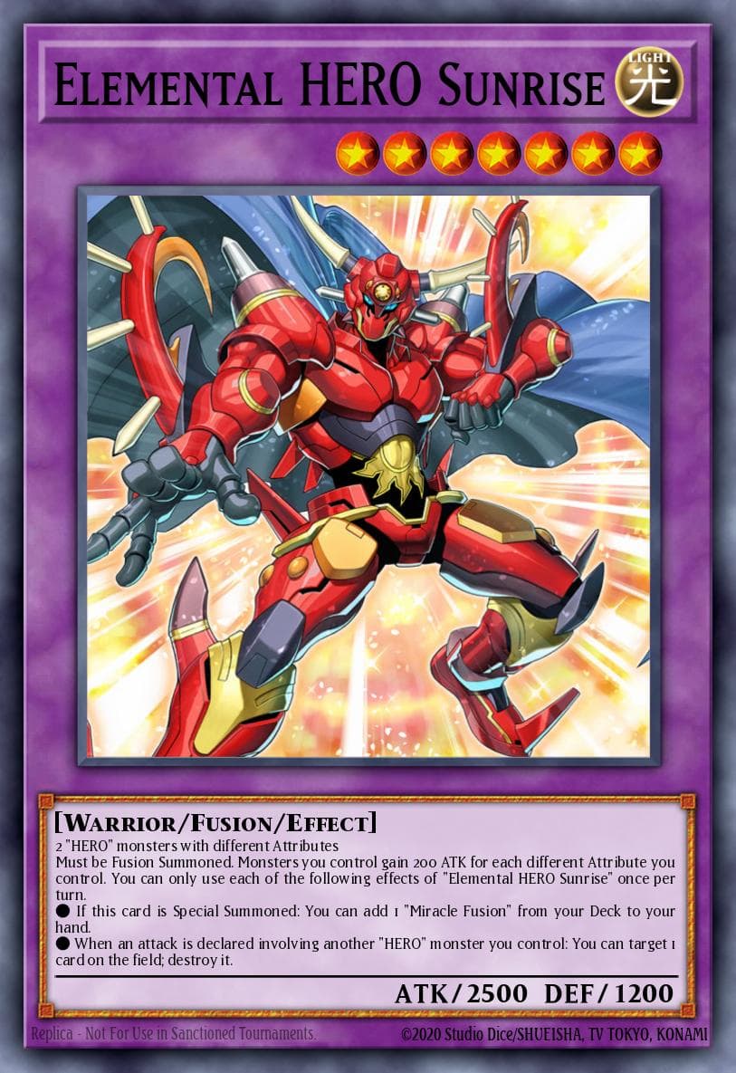 Elemental HERO Sunrise 2024 Yu-Gi-Oh! Battles of Legend: Chapter 1