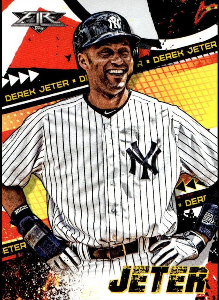 Derek Jeter 2022 topps Topps Fire