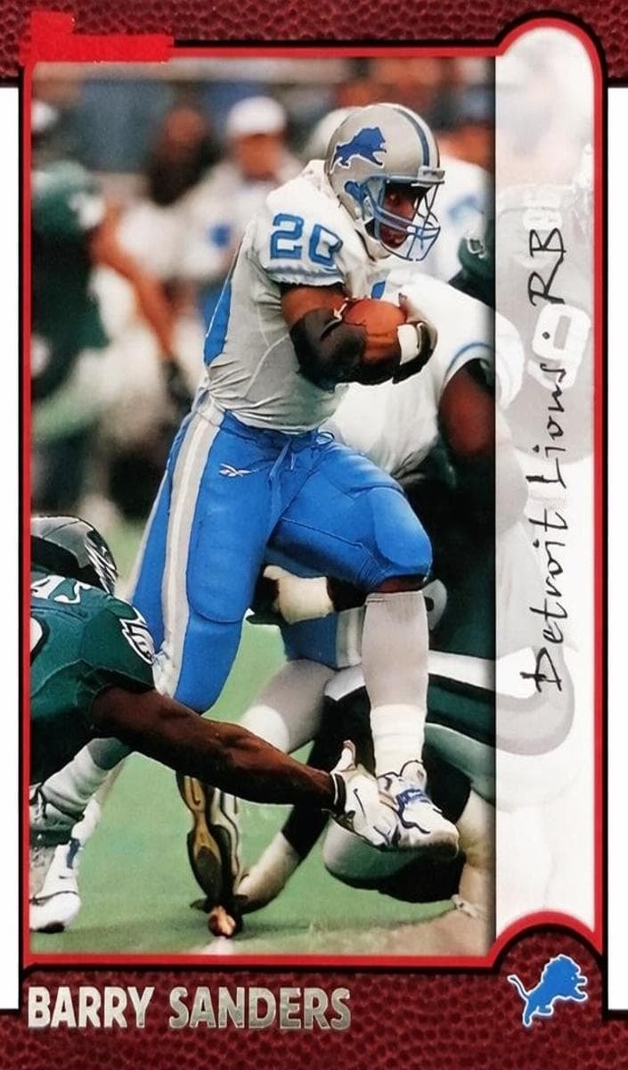 Barry Sanders 1999 bowman