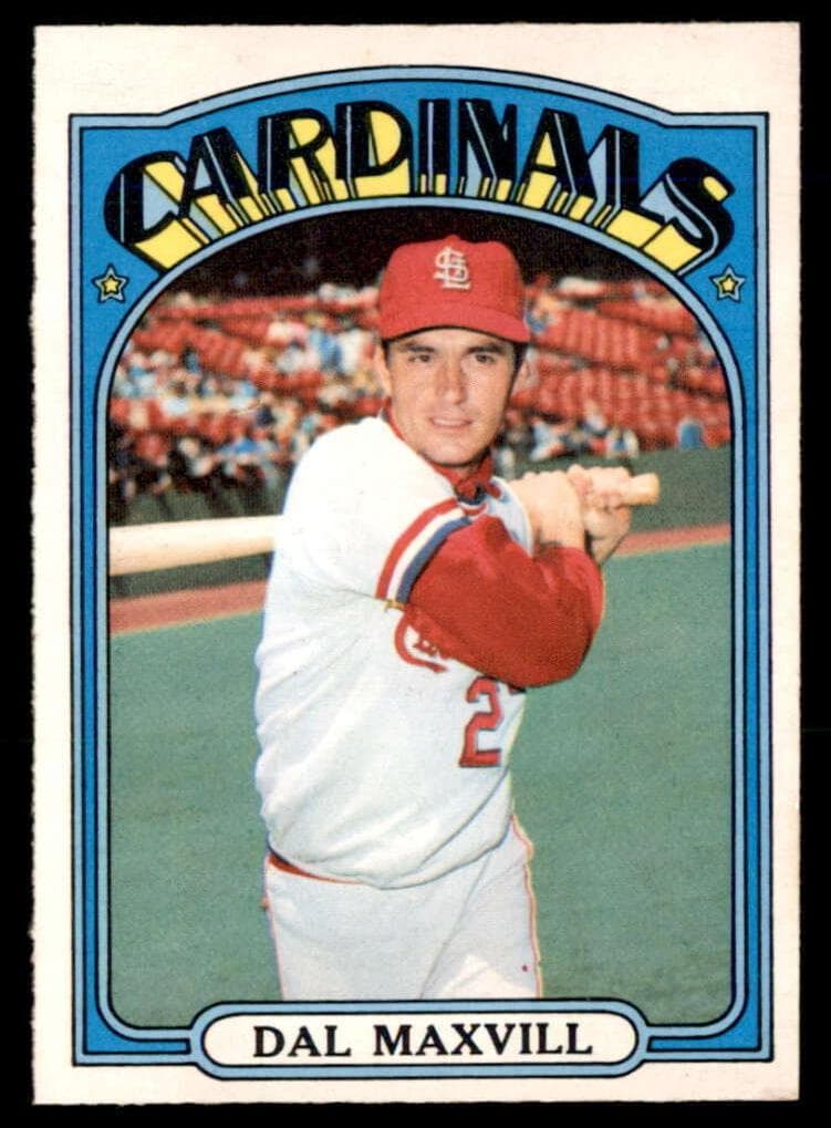 Dal Maxvill 1972 topps O-Pee-Chee