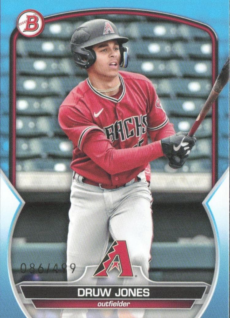 Druw Jones 2023 bowman Bowman Draft