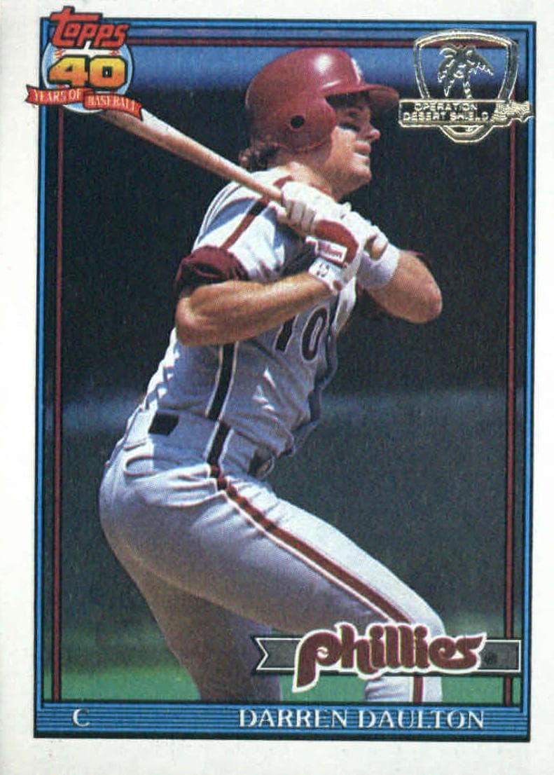 Darren Daulton 1991 topps Topps